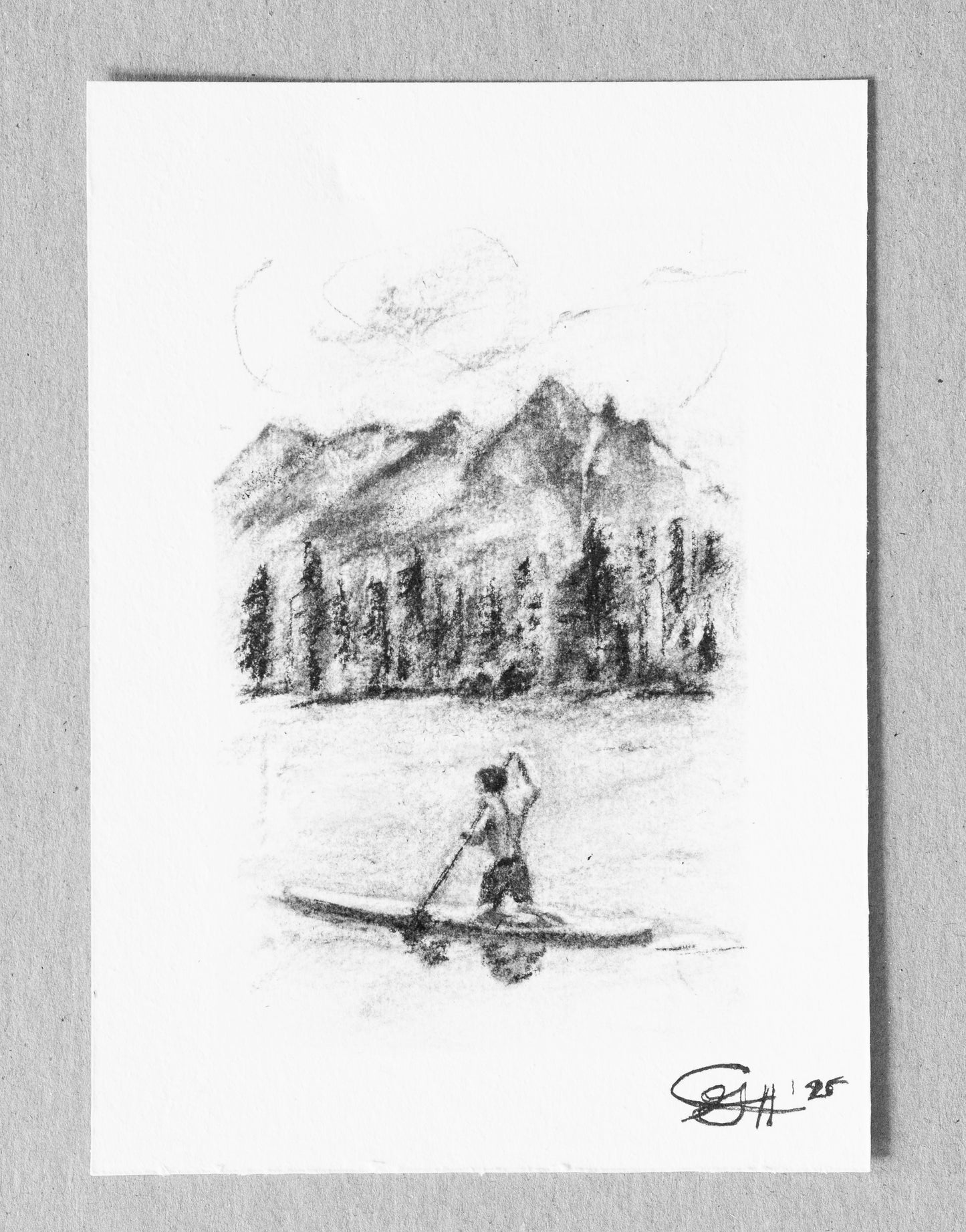 Redfish Paradise- Drawing