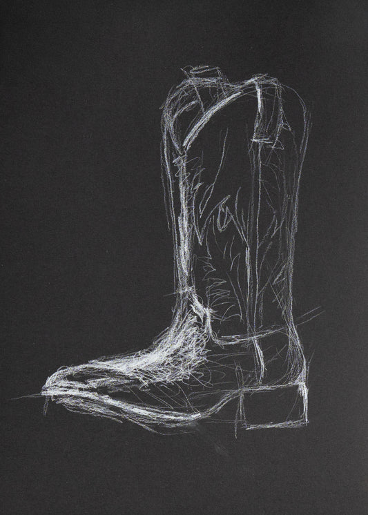 5 x 7 - Dusty Boots